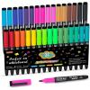 Shuttle Art Dry Erase Markers, 15 Colors Magnetic Whiteboard Markers, Fine Point, Perfect For Writing on Whiteboards, Dry-Erase Boards,Mirrors for School Office Home(32 Pack 16 Colors Magnetic)