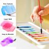 Shuttle Art Watercolor Paint Set, 36 Colors Watercolor Paint in Tubes (12ml Each) with 3 Brushes, Rich Pigment, Easy to Blend, Perfect for Kids, Artists, Beginners, Students(36 Colors)