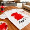 Shuttle Art Black Fabric Paint, 16.9 oz(500 ml) Permanent Fabric Paint for Furniture, Sofa, Cushions, Clothes, Soft Non-Toxic Textile Paint for Color Changing, Renewal & Art Creations(Red)