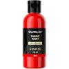 Shuttle Art Black Fabric Paint, 4 oz(100 ml) Fabric Paint for Clothes Permanent, Non-Toxic Textile Paint for DIY Arts & Crafts, T-Shirts, Shoes, Jeans, Ideal for Base Coverage, Blending & Detailing(Red)