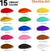 Shuttle Art Acrylic Paint, 12 Colors Acrylic Paint Large Bottle Set, 473ml/16oz Each, Rich Pigments, High Viscosity, Bulk for Artists, Beginners and Kids on Rocks Crafts Canvas Wood(15 Colors)