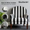 Shuttle Art Black Fabric Paint, 33.8 oz(1000 ml) Large Bottle with Pump, Permanent Fabric Paint for Furniture, Sofa, Cushions, Clothes, Soft Non-Toxic Textile Paint for Color Changing, Renewal & Art Creations