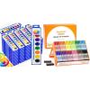 Shuttle Art 8 Colors Watercolor Paint Set Bundle – 60 Pack 8 Colors Watercolor Paint Set Bulk + 264 Pack Washable Markers
