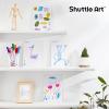 Shuttle Art 216 Pack Washable Markers, 8 Assorted Colors Broad Line Conical Tip Large Markers Bulk with a Box, Bonus Caps, Home Classroom School Supplies for Toddlers Kids Adults Students Teachers…(10 Each of 12 Colors(Broad Tip))