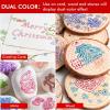 Shuttle Art Double Line Outline Permanent Markers, 40 Colors Squiggles Shimmer Markers Set, Self Outline Metallic Marker Pens for Art, Drawing, Doodling, Card Making, Christmas Card, DIY Crafts(40 Silver Colors)