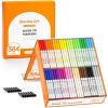 Shuttle Art 216 Pack Washable Markers, 8 Assorted Colors Broad Line Conical Tip Large Markers Bulk with a Box, Bonus Caps, Home Classroom School Supplies for Toddlers Kids Adults Students Teachers…(24 Each of 16 Colors(Super Tip))