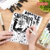 Shuttle Art 20 Pack Black Fine Tip Acrylic Paint Pens, Water-Based Quick Dry Paint Markers for Rock, Wood, Metal, Plastic, Glass, Canvas, Ceramic(20 Pack Black)