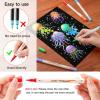 Shuttle Art 60 Pack Dual Tone Acrylic Paint Markers, 120 Colors Acrylic Paint Pens for Rock Painting, Ceramic, Wood, Canvas, Glass, Stone, Fabric, Card Making, DIY & Art Supplies(1 Count (Pack of 24))