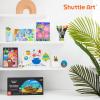 Shuttle Art 80 Colors Dual Tip Acrylic Paint Markers, Brush Tip and Fine Tip Acrylic Paint Pens for Rock Painting, Ceramic, Wood, Canvas, Plastic, Glass, Stone, Calligraphy, Card Making, DIY Crafts(28 Colors Brush Tip and Dot Tip)