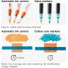 Shuttle Art Automatic Ink Control Acrylic Paint Markers, 60 Colors Brush Tip Acrylic Paint Pens for Rock Painting, Ceramic, Wood, Canvas, Glass, Stone, Fabric, Card Making, DIY & Art Supplies(60 Colors Brush Tip)