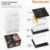 Shuttle Art Automatic Ink Control Acrylic Paint Markers, 60 Colors Brush Tip Acrylic Paint Pens for Rock Painting, Ceramic, Wood, Canvas, Glass, Stone, Fabric, Card Making, DIY & Art Supplies(60 Colors Brush Tip)