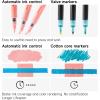 Shuttle Art Automatic Ink Control Acrylic Paint Markers, 60 Colors Brush Tip Acrylic Paint Pens for Rock Painting, Ceramic, Wood, Canvas, Glass, Stone, Fabric, Card Making, DIY & Art Supplies(24 Pastel Colors Brush Tip)