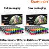 Shuttle Art Dual Tip Brush Pens, 70 Colors, Fine and Brush Dual Tip Markers Set, Portable Storage Case, Ideal for Calligraphy, Coloring, Doodling, Writing(30 Colors)