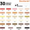 Shuttle Art 30 Colors Skin Tone&Hair Art Markers, Dual Tip Alcohol Based Flesh Color Marker Pen Set Contains 1 Blender Perfect for Kids & Adults Portrait,Comic, Anime, Manga, Illustration(30 Skin Tone Colors)