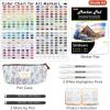Shuttle Art 310 Colors Alcohol Markers, 309 Colors Dual Tip Art Marker Set Plus Colorless Blender, Micro-tip Pens, White Highlighter Pens, Marker Bag with Holders Perfect for Students Adults Coloring(280 Colors)