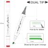Shuttle Art 310 Colors Alcohol Markers, 309 Colors Dual Tip Art Marker Set Plus Colorless Blender, Micro-tip Pens, White Highlighter Pens, Marker Bag with Holders Perfect for Students Adults Coloring(280 Colors)