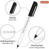 Shuttle Art Permanent Marker, 30 Colors Ultra Fine Point, Assorted Colors, Works on Plastic,Wood,Stone,Metal and Glass for Kids Adult Coloring Doodling Marking(30 Pack Black)