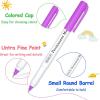 Shuttle Art Permanent Marker, 30 Colors Ultra Fine Point, Assorted Colors, Works on Plastic,Wood,Stone,Metal and Glass for Kids Adult Coloring Doodling Marking(30 Colors with Travel Bag)