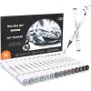 Shuttle Art 15 Colors Grey Tones Dual Tip Art Marker, Alcohol Based Marker Pens Double Ended with Fine and Chisel Point Tips Perfect for Drawing,Shading,Sketching,Designing,Outlining,Illustrating