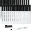 Shuttle Art Permanent Marker, 30 Colors Ultra Fine Point, Assorted Colors, Works on Plastic,Wood,Stone,Metal and Glass for Kids Adult Coloring Doodling Marking(30 Pack Black)