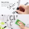 Shuttle Art Dry Erase Markers, 15 Pack Black Magnetic Whiteboard Markers with Erase,Fine Point Dry Erase Markers Perfect For Writing on Whiteboards, Dry-Erase Boards,Mirrors for School Office(25 Black)