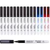 Shuttle Art Dry Erase Markers, 15 Pack Black Magnetic Whiteboard Markers with Erase,Fine Point Dry Erase Markers Perfect For Writing on Whiteboards, Dry-Erase Boards,Mirrors for School Office(15 Pack Black Blue Red)