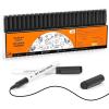 Shuttle Art Dry Erase Markers, 15 Pack Black Magnetic Whiteboard Markers with Erase,Fine Point Dry Erase Markers Perfect For Writing on Whiteboards, Dry-Erase Boards,Mirrors for School Office(25 Black)