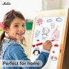 Lelix Dry Erase Markers – 42 Pack, 14 Colors, Chisel Tip, Perfect for Kids & School, Office Use, Whiteboard & Mirror Writing(14 Black+14 Blue+14 Red)