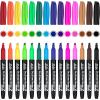 Lelix Dry Erase Markers – 42 Pack, 14 Colors, Chisel Tip, Perfect for Kids & School, Office Use, Whiteboard & Mirror Writing(42 Pack 14 Colors)