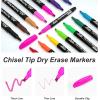 Lelix Dry Erase Markers – 42 Pack, 14 Colors, Chisel Tip, Perfect for Kids & School, Office Use, Whiteboard & Mirror Writing(42 Pack 14 Colors)