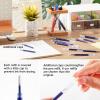 Retractable Gel Pen Refills, Shuttle Art 60 Pack Black Rollerball Gel Ink Pens Refills, Bulk Set, 0.7mm Fine Point for Writing Journaling Taking Notes School Office Home(Blue)