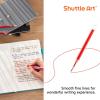Retractable Gel Pen Refills, Shuttle Art 60 Pack Black Rollerball Gel Ink Pens Refills, Bulk Set, 0.7mm Fine Point for Writing Journaling Taking Notes School Office Home(Red)