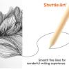 Shuttle Art Ballpoint Pens, 24 Pack Colored Retractable Black Ink Ball Point Pens, Cute Pens 1.0mm Medium Point Quick Drying for Writing Journaling Taking Notes School Office Home(22 Black Ink)