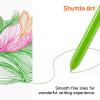 Shuttle Art Ballpoint Pens, 24 Pack Colored Retractable Black Ink Ball Point Pens, Cute Pens 1.0mm Medium Point Quick Drying for Writing Journaling Taking Notes School Office Home(24 Colors)