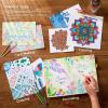Shuttle Art Gel Pen Refills, 180 Colors (No Duplicates) Gel Pen Refills, 7 Color Types for Kids Adults Coloring Books Drawing Doodling Crafts Scrapbooking Journaling(180 Colors)