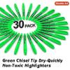 Shuttle Art Highlighters, 15 Colors Pastel Highlighter Pens Assorted Colors, Chisel Tip Dry-Quickly Non-Toxic Highlighter Markers for Adults Kids Highlighting in the Home School Office(Green)