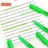 Shuttle Art Highlighters, 15 Colors Pastel Highlighter Pens Assorted Colors, Chisel Tip Dry-Quickly Non-Toxic Highlighter Markers for Adults Kids Highlighting in the Home School Office(Green)