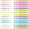 Shuttle Art Highlighters, 15 Colors Pastel Highlighter Pens Assorted Colors, Chisel Tip Dry-Quickly Non-Toxic Highlighter Markers for Adults Kids Highlighting in the Home School Office(15 Pastel Colors)