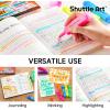 Shuttle Art Highlighters, 8 Assorted Colors Highlighter Pens, Chisel Tip Dry-Quickly Non-Toxic Highlighter Markers for Adults Kids Highlighting on Home School Office(8 Colors)