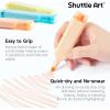 Shuttle Art Highlighters, 8 Assorted Colors Highlighter Pens, Chisel Tip Dry-Quickly Non-Toxic Highlighter Markers for Adults Kids Highlighting on Home School Office(8 Pastel Colors)