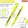 Shuttle Art Yellow Highlighters, 30 Pack Highlighters Bright Colors, Chisel Tip Dry-Quickly Non-Toxic Highlighter markers for Adults Kids Highlighting in Home School Office(144)