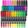 Lelix Dry Erase Markers – 42 Pack, 14 Colors, Chisel Tip, Perfect for Kids & School, Office Use, Whiteboard & Mirror Writing(42 Pack 14 Colors)