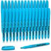 Shuttle Art Highlighters, 15 Colors Pastel Highlighter Pens Assorted Colors, Chisel Tip Dry-Quickly Non-Toxic Highlighter Markers for Adults Kids Highlighting in the Home School Office(Blue)