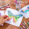 Shuttle Art 360 Pack Gel Pens Set, 180 Colors Gel Pen Set Plus 180 Color Refills Perfect for Adult Coloring Books Doodling Drawing Art Markers(160 Pack Glitter Colors)