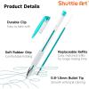 Shuttle Art 360 Pack Gel Pens Set, 180 Colors Gel Pen Set Plus 180 Color Refills Perfect for Adult Coloring Books Doodling Drawing Art Markers(160 Pack Glitter Colors)