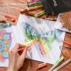 Shuttle Art 360 Pack Gel Pens Set, 180 Colors Gel Pen Set Plus 180 Color Refills Perfect for Adult Coloring Books Doodling Drawing Art Markers(Multicolor)