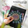 Shuttle Art 60 Pack Tone , Pink Purple Gel Pens with 30 Refills for Adults Coloring Books Journaling Drawing Nature, Landscapes, Animals Scenes(24 Pack Pastel Tone)