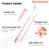 Shuttle Art 60 Pack Tone , Pink Purple Gel Pens with 30 Refills for Adults Coloring Books Journaling Drawing Nature, Landscapes, Animals Scenes(24 Pack Pastel Tone)