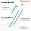 Shuttle Art 60 Pack Tone , Pink Purple Gel Pens with 30 Refills for Adults Coloring Books Journaling Drawing Nature, Landscapes, Animals Scenes(50 Pack Metallic Tone)