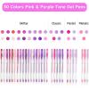 Shuttle Art 60 Pack Tone , Pink Purple Gel Pens with 30 Refills for Adults Coloring Books Journaling Drawing Nature, Landscapes, Animals Scenes(60 Pack Pink Purple Tone)